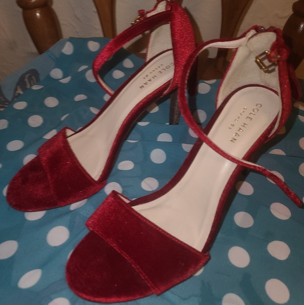 Red Velvet Cole Haan Heels
